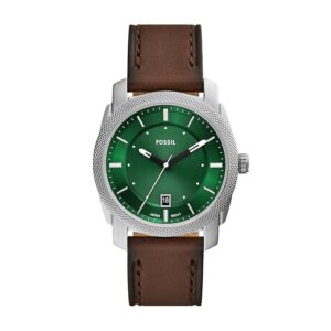 Fossil Men's Machine Brown Quartz Analog Leather Watch FS6085